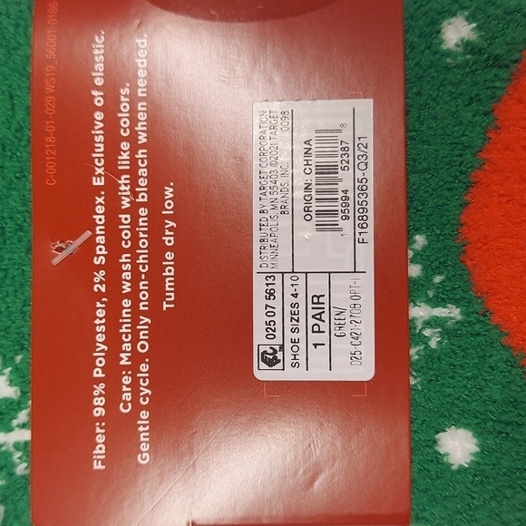 Wondershop Santa Socks - Picture 3 of 4